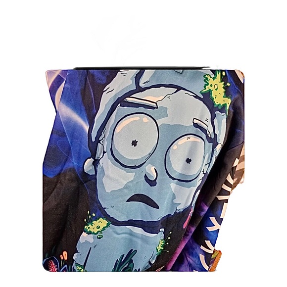 MEMBERS ONLY x Rick And Morty Print pullover hoodie size small new - Picture 5 of 8